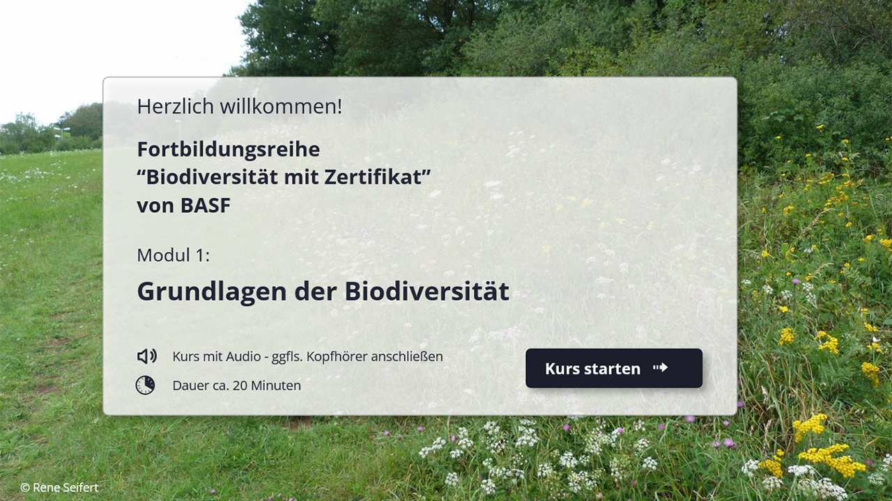 E-Learning Modul 1: Grundlagen der Biodiversität