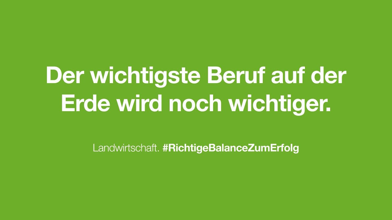 Landwirt, wichtigster Beruf