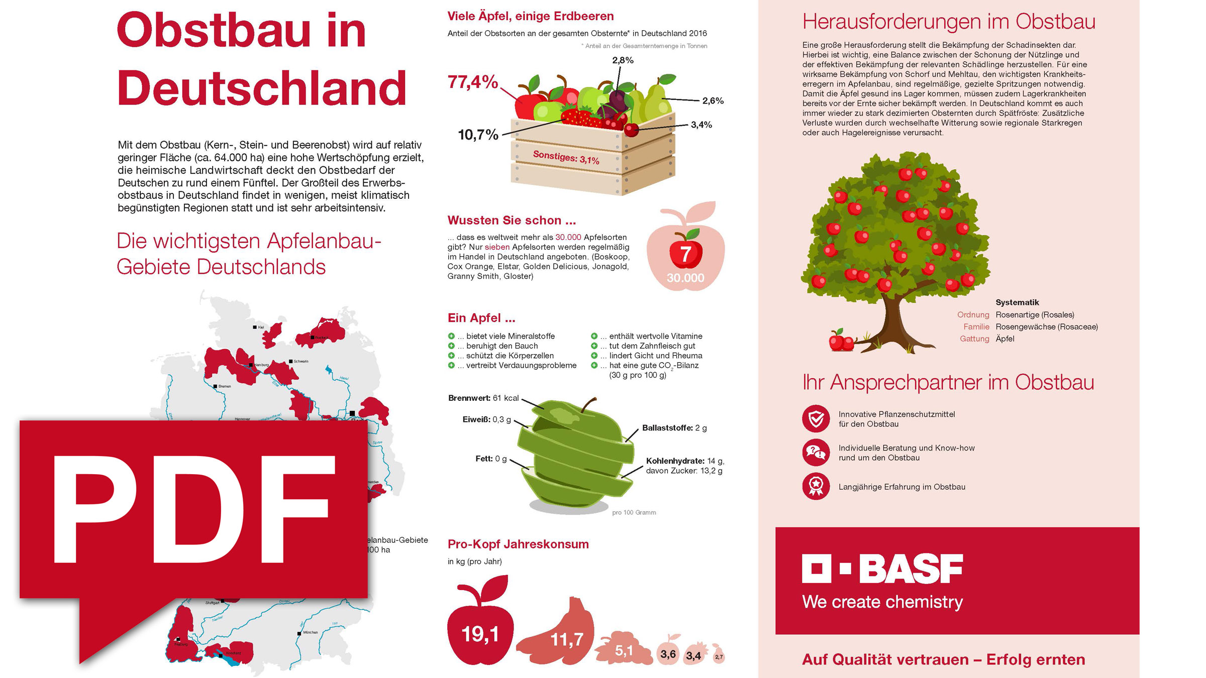 Obstbau Infografik als PDF