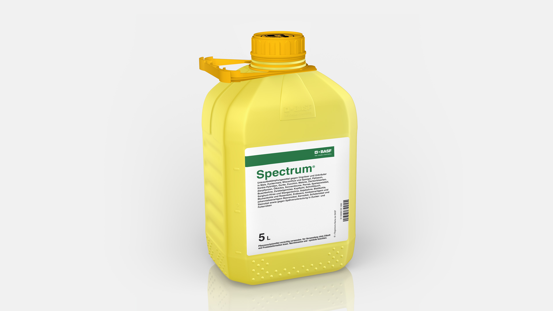 5l Kanister des Pflanzenschutzmittels Spectrum der BASF.